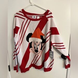 Women’s size XL NWT Oversized Disney Minnie Mouse Holiday Sweater
